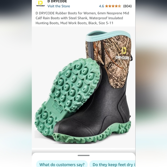 Women's insulated waterproof boots size 5 - Picture 1 of 1